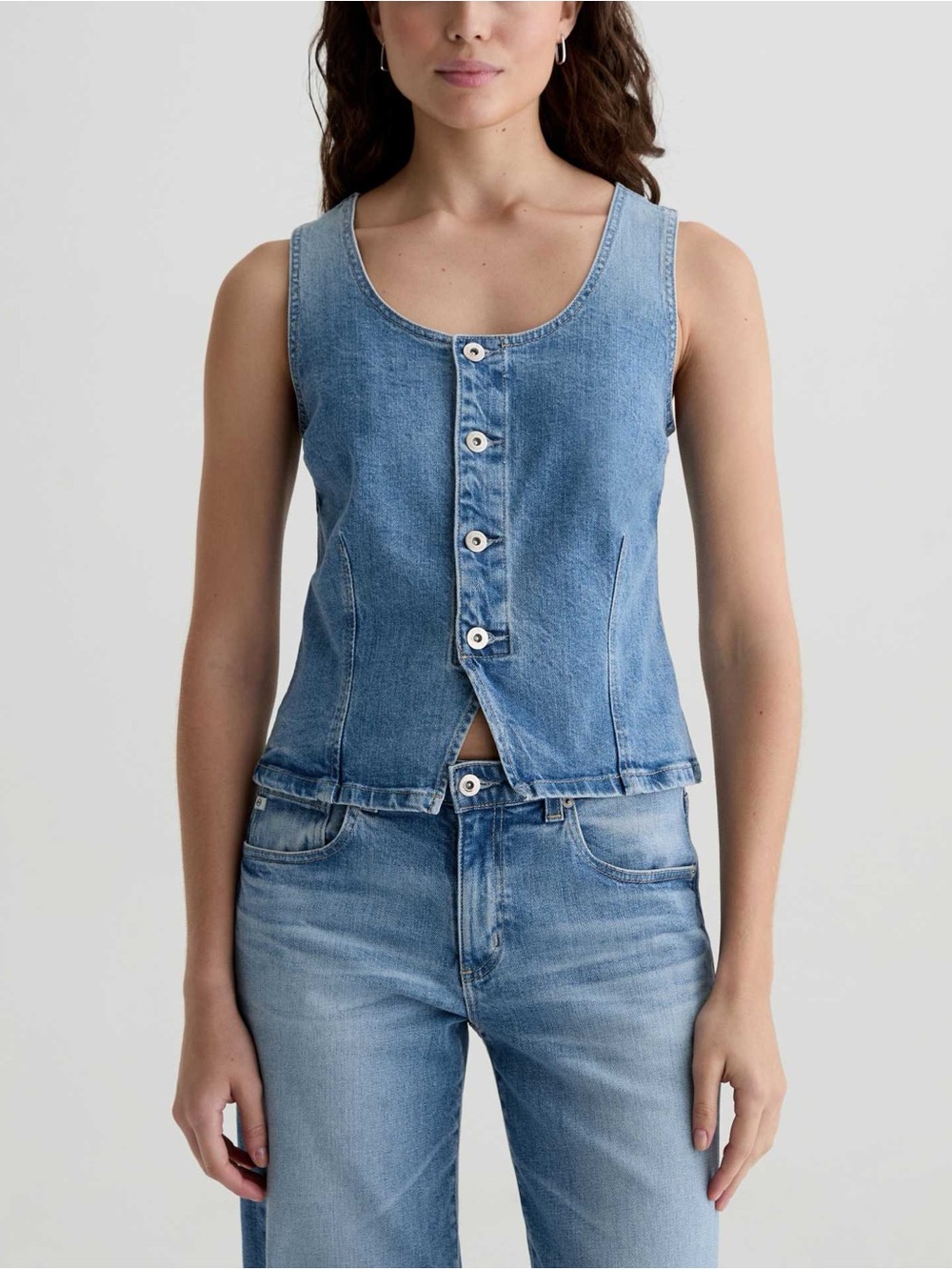 Ag Adriano Goldschmied - Teagan tank denim vest